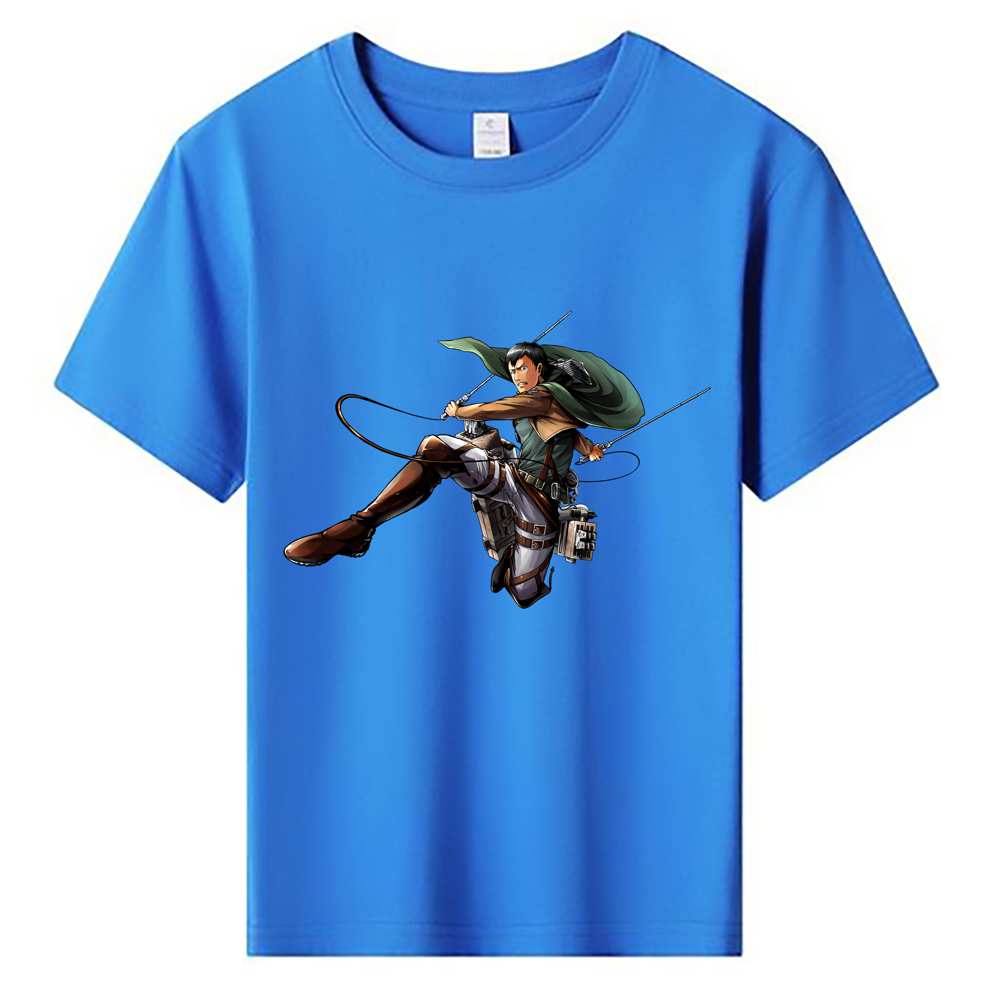 （画像用） 進撃の巨人 ベルトルト・フーバー Attack on Titan Bertholdt Hoover 綿100％キッズTシャツ（フロントプリント）